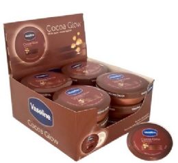 48 Bulk Vaseline Body Cream Cocoa Glow 2.5oz