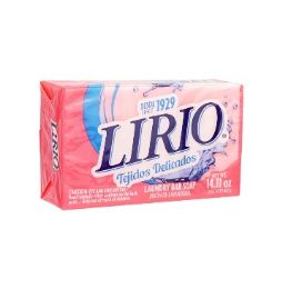 25 Bulk Lirio Laundry Bar Soap Pink 400g