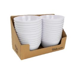 24 Bulk Bh Melamine Bowl Sm  5.87in White Pdq