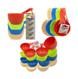 96 Bulk Bh Pl Measuring Cup Asst Colors 65-250ml