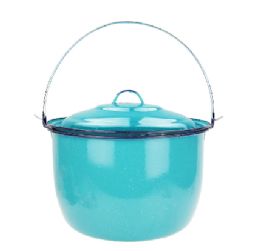 4 Bulk Cinsa Enamel Convex Pot 10qts #26