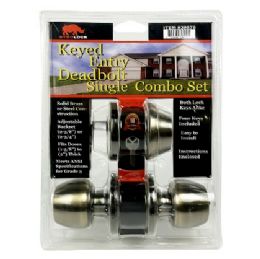 6 Bulk Ryno Keyed Entry Deadbolt Single Combo S