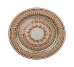 96 Bulk Bh Melamine D-Plate 10.75in Medallion