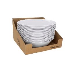 24 Bulk Bh Melamine Bowl 11.75in White Pdq