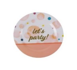 96 Bulk Bh Melamine Salad Plate 7.87in L-Party