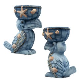 2 Bulk Bh Pelican Flower Pot Earthenware 11x7in