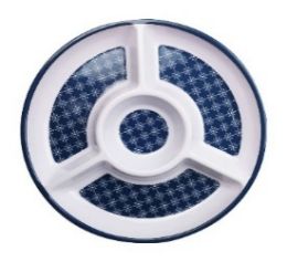 24 Bulk Bh Melamine Tray Chip&dip 13in P-Feast