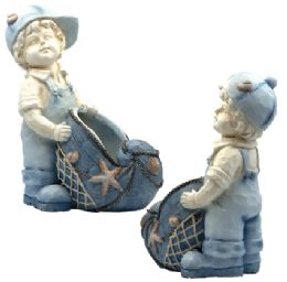 2 Bulk Bh Boy Flower Pot Earthenware 12x7in