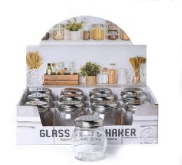 48 Bulk Bh Glass Salt Shaker Pdq 2.75x3.34in