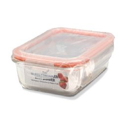 24 Bulk Bh Glass Container W Divider 21.6oz or