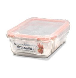 12 Bulk Bh Glass Container W Divider 35oz or