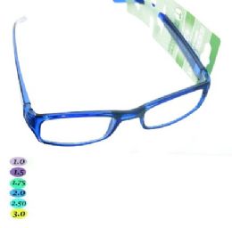 300 Bulk Blue Reading Glasses Asst Diopters
