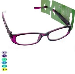 300 Bulk Plum Reading Glasses Asst Diopters