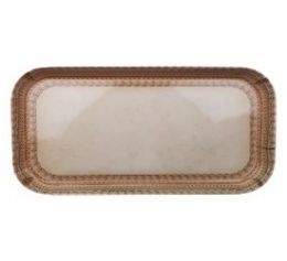 72 Bulk Bh Melamine Drink Tray 12.6x6.75in Medal