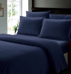 6 Bulk 4-Piece Classic Stripe Twin Sheet Set - Assorted