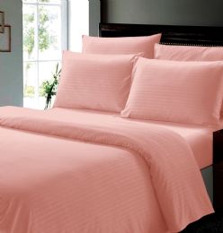 6 Bulk 4-Piece Classic Stripe Full Sheet Set - Assorted