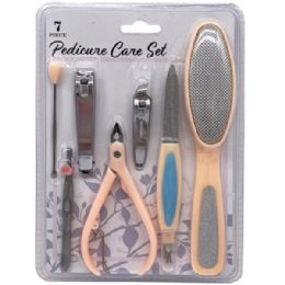 24 Bulk 7 Piece Personal Pedicure Care Set