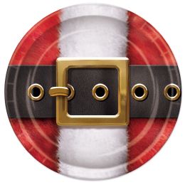 12 Bulk Santa's Belt Buckle Plates