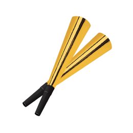 48 Bulk Pkgd Sparkling Gold Horns