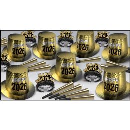 Bulk New Year "2026" Gold Asst For 50