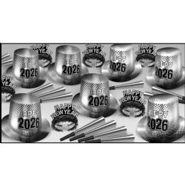 Bulk New Year "2026" Silver Asst For 50