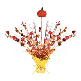12 Bulk Fall Gleam 'n Spray Centerpiece