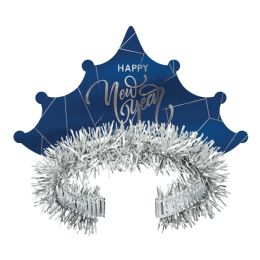 50 Bulk Midnight Blue New Year Tiara