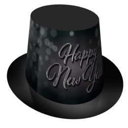 25 Bulk Blackout New Year HI-Hat