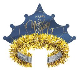 50 Bulk Midnight Blue New Year Tiara