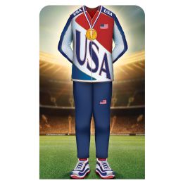 4 Bulk Int'l Sports Girl Athlt Pht Prop StD-up