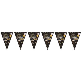 12 Bulk Graduation Oversized Pennant Banner