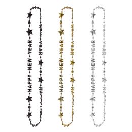 12 Bulk Happy New Year BeadS-OF-Expression