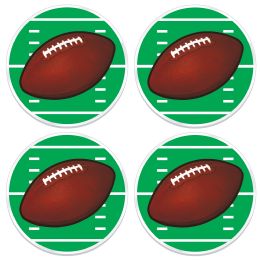 12 Bulk Plastic Football Placemats