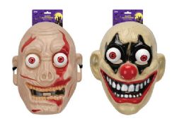 24 Bulk Halloween Clown Mask Costume