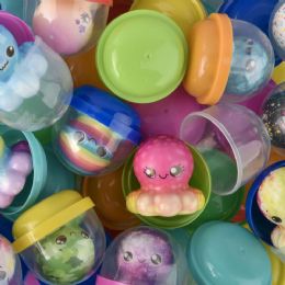 250 Bulk 2-inch Micro Squish Octopus Assortment In 2-inch Capsule