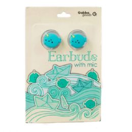 20 Bulk Narwhal Silicone Earbuds With Mic