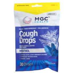 144 Bulk Cough Drops 30ct Menthol 04/2027 Mgc Health