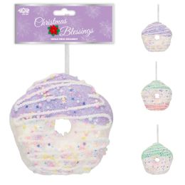 36 Bulk Christmas Ornament Doughnut