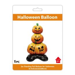 12 Bulk Halloween Stand Foil Balloon 43x85cm