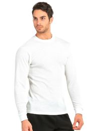 36 Bulk Knocker Men's Medium Weight Thermal White Small