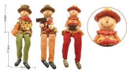 24 Bulk Harvest Tabletop Decorations Cute Scarecrow