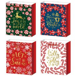 96 Bulk Christmas Gift Bag Xlarge