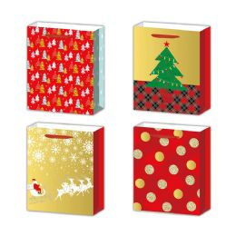 96 Bulk Christmas Gift Bag Xlarge