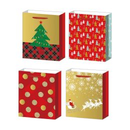 96 Bulk Christmas Gift Bag Xlarge
