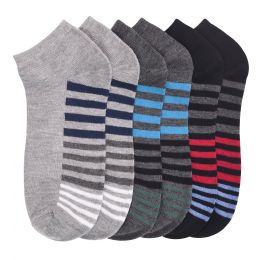 216 Bulk Boys Spandex Ankle Socks Size 10-13