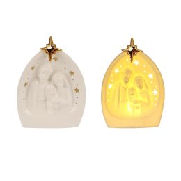 6 Bulk Nativity With Led 15.8cm