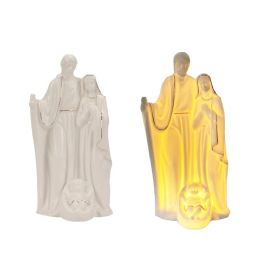 6 Bulk Nativity With Led 21.8cm