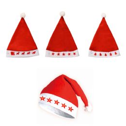 72 Bulk 72 Christmas Led Hat 3 Designs