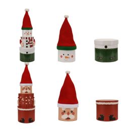 24 Bulk 3-Piece Christmas Gift Round Box Set