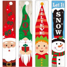 48 Bulk Christmas Wooden Plaque 60cm
